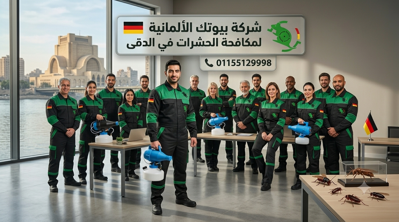 فريق عمل بيوتك الألمانية لمكافحة الحشرات في الدقي
