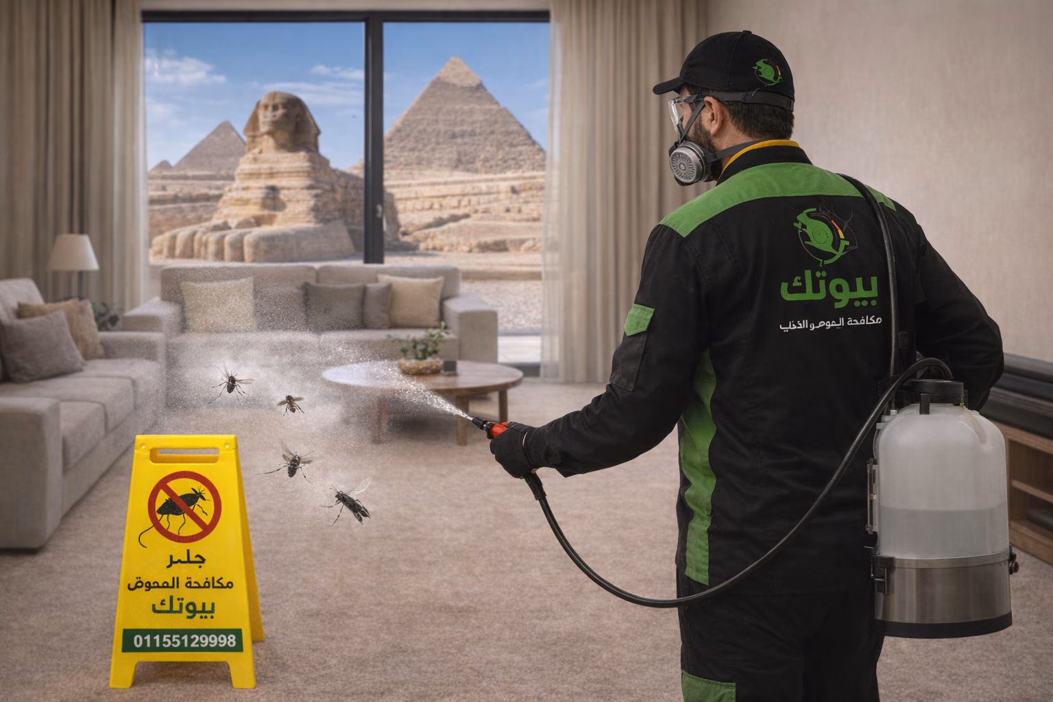 مكافحة البعوض بوابة خوفو