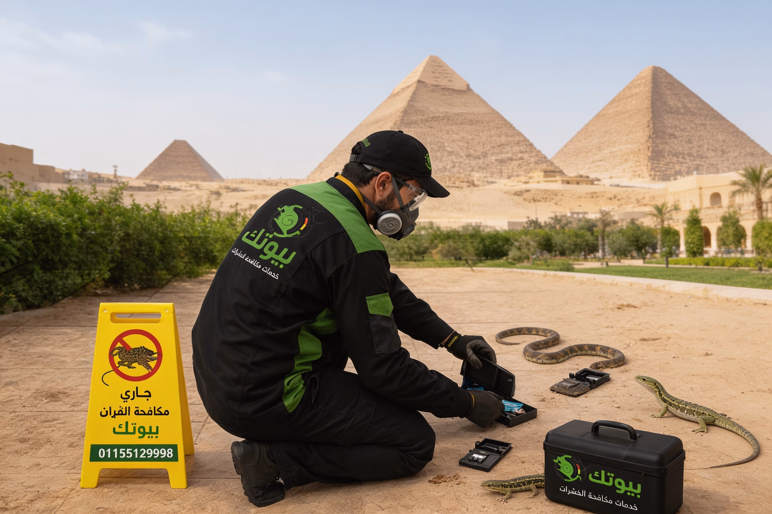 مكافحة الزواحف بوابة خوفو