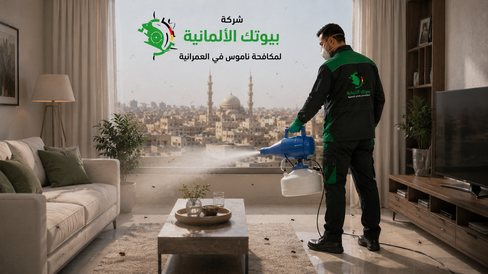 مكافحة الناموس في العمرانية
