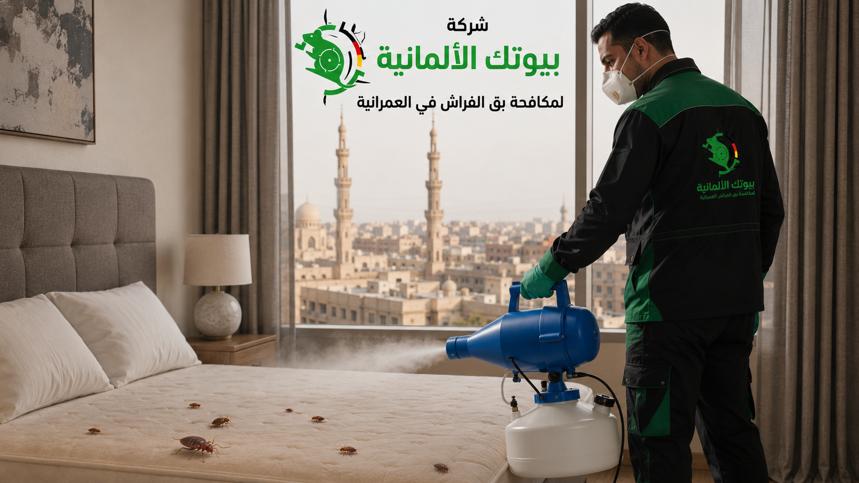 مكافحة بق الفراش في العمرانية