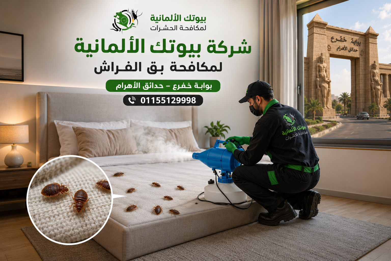 مكافحة بق الفراش في بوابة خفرع