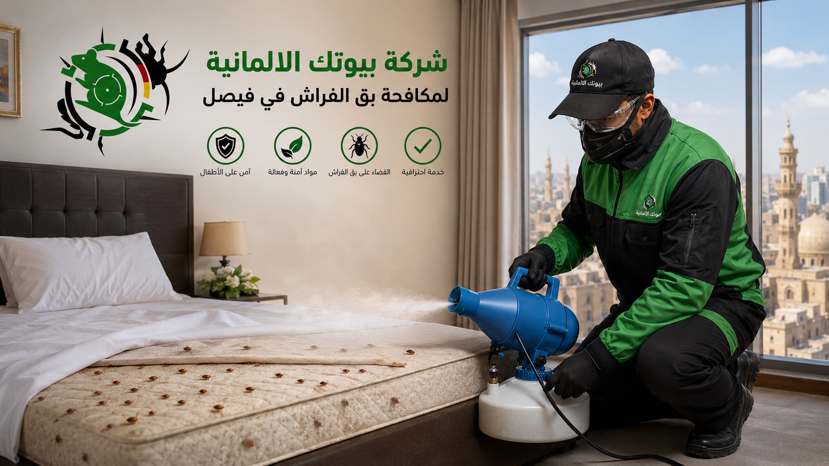 مكافحة بق الفراش في شارع فيصل
