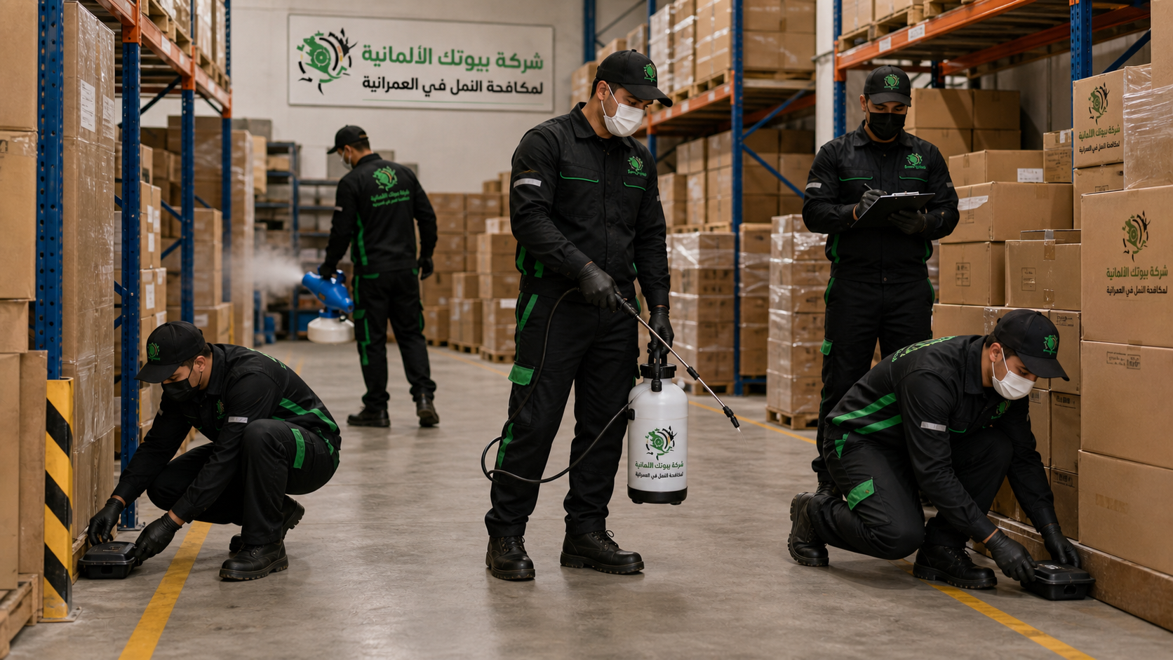 مكافحة حشرات المصانع والمخازن في العمرانية