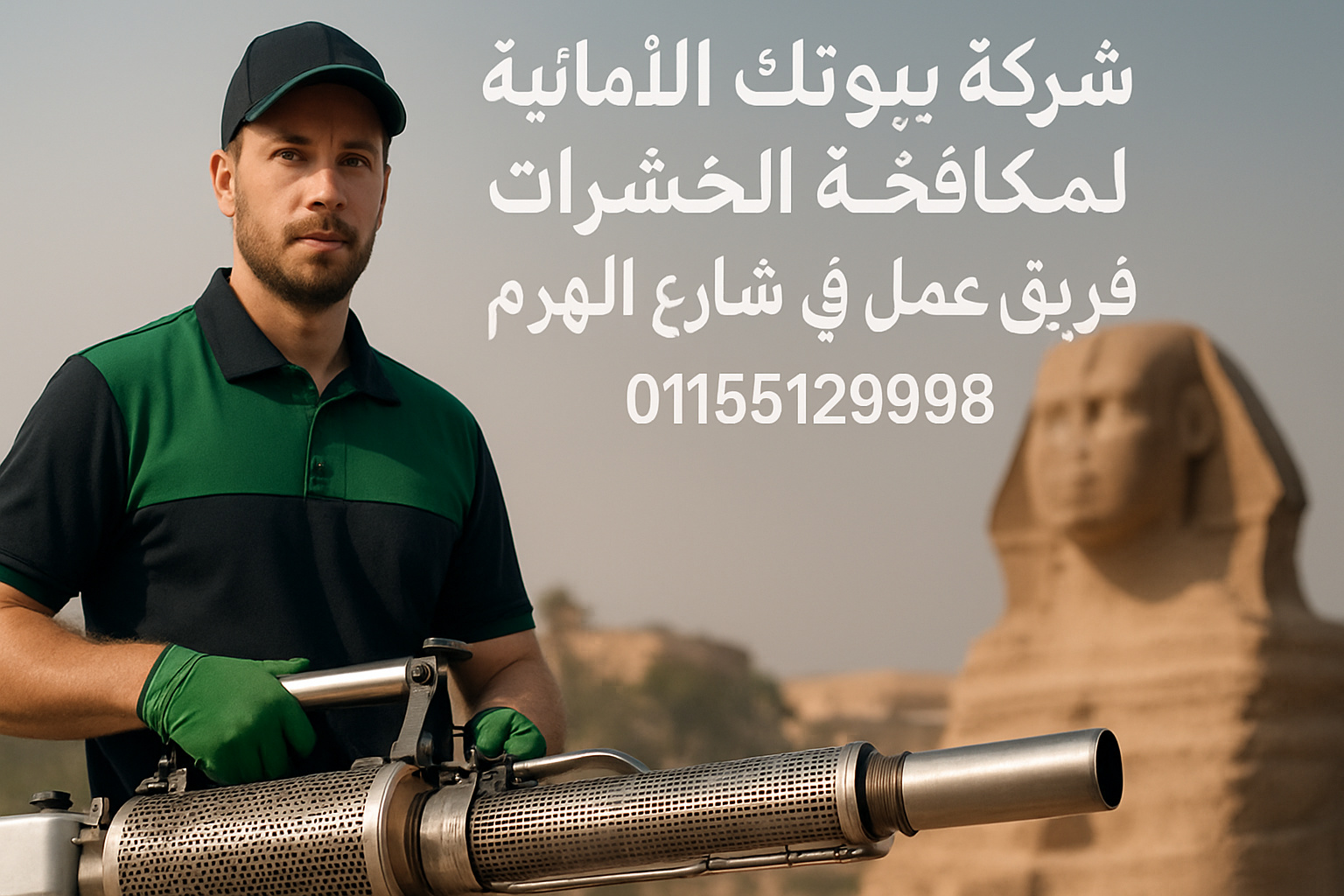 نتائج مضمونة في مكافحة الحشرات