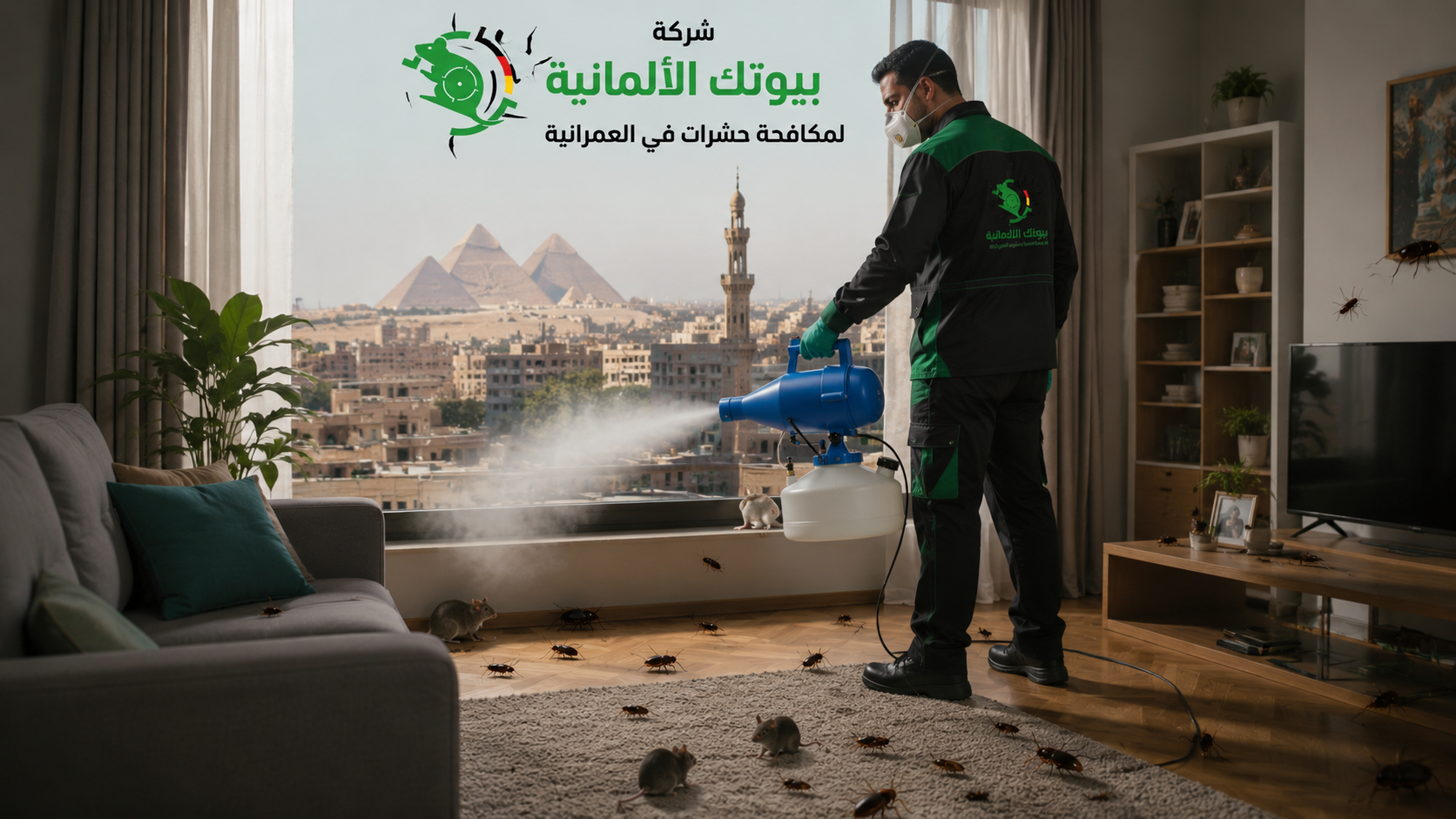 شركة مكافحة حشرات في العمرانية